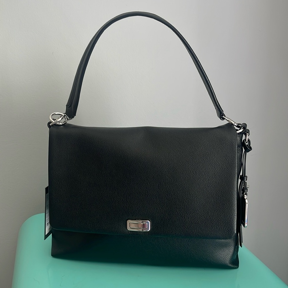 Tumi Staton Noelle Messenger Leather Briefcase